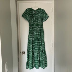Anthropologie Somerset Maxi Dress (M) in Green